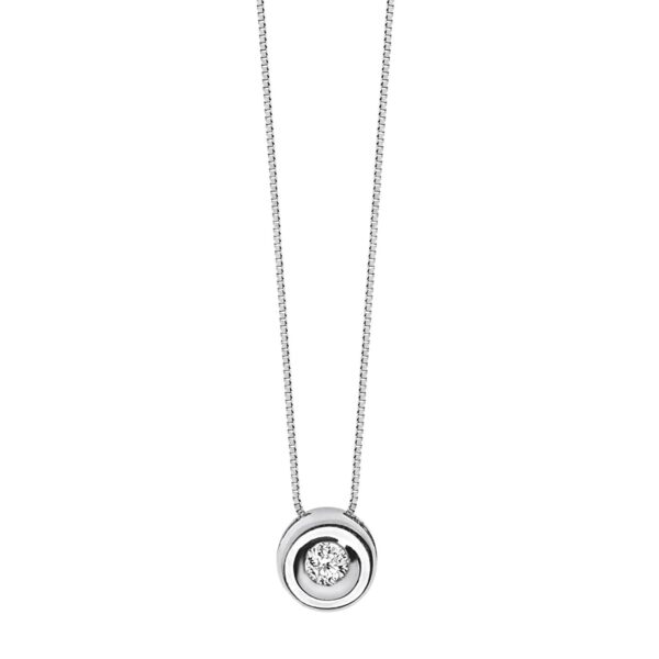 Girocollo Punto luce Oro e Diamante p.ct.11