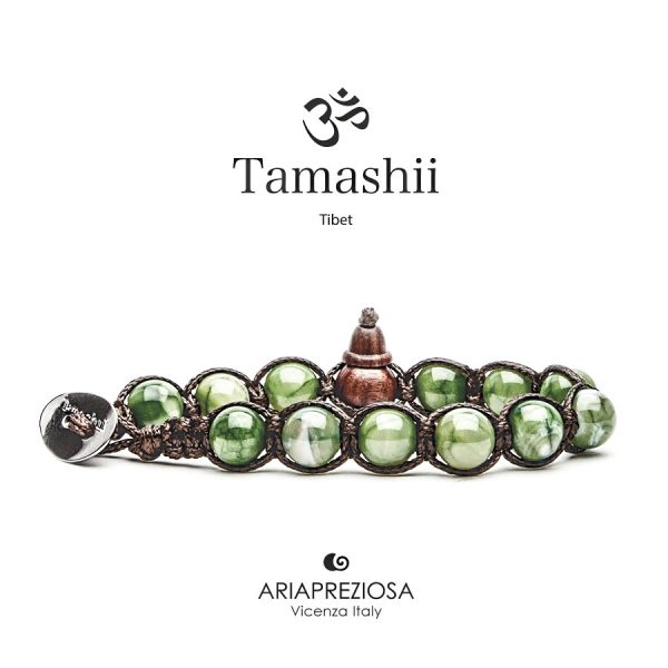 Bracciale Tamashii Agata Verde menta