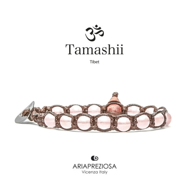 Bracciale Tamashii Giada Rosa 6 mm