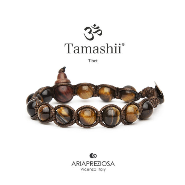 Bracciale Tamashii Occhio di Tigre Marrone