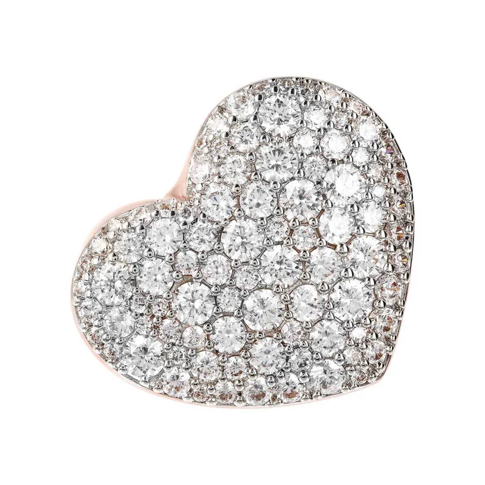 Anello Altissima Cuore pavé - immagine 3