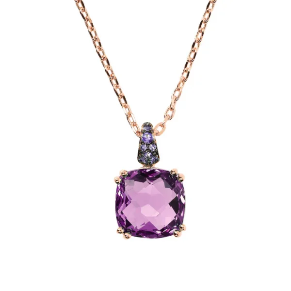 Girocollo Preziosa Prisma gem Viola