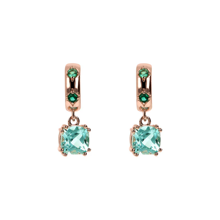 Orecchini Preziosa Prisma gem Verde