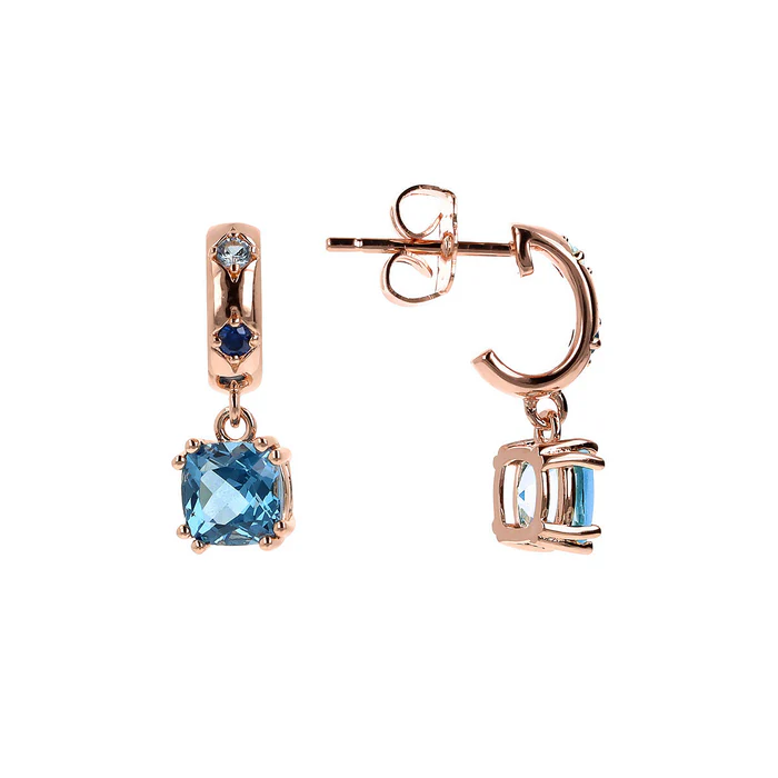 Orecchini Preziosa Prisma gem Blu - immagine 2