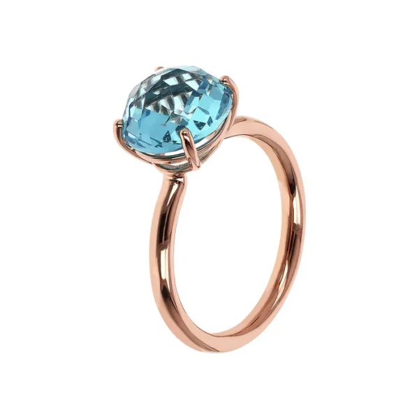 Anello Preziosa Prisma gem Azzurro