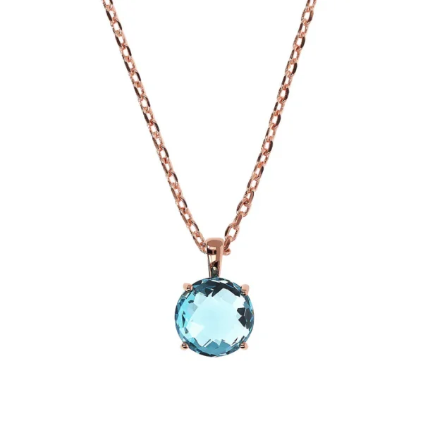 Girocollo Preziosa Prisma gem Azzurro