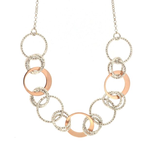 Girocollo in Argento bicolore